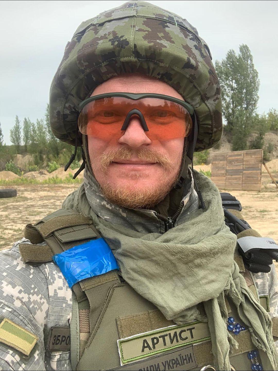 Печерица защищает Украину на фронте / instagram.com/oleksandr_pecheritsya